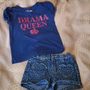 3T shirt and shorts